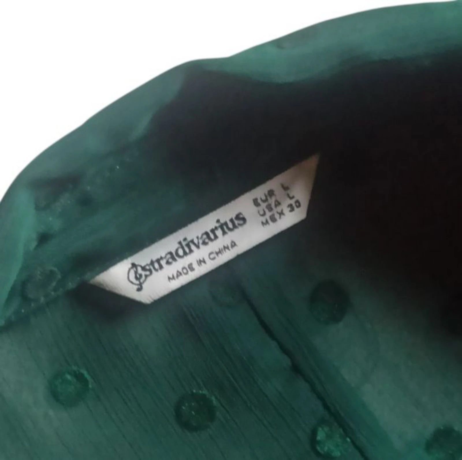 Blusa camisera verde esmeralda – photo 4